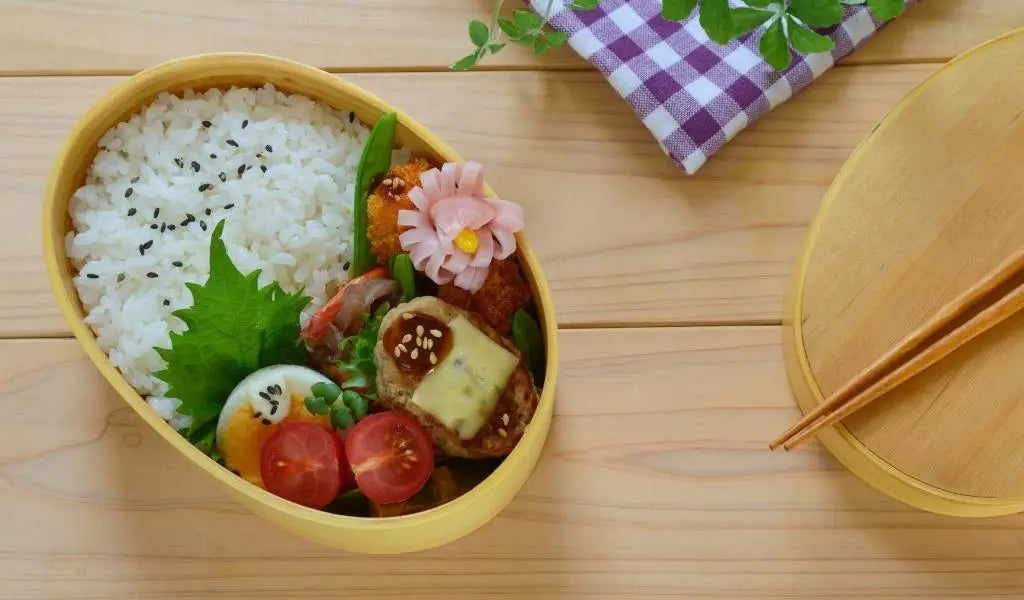 houten japanse bento box