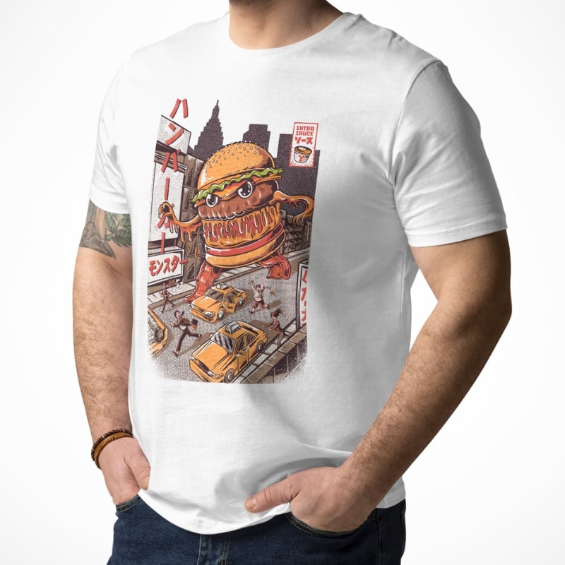 Japans T-Shirt - Burgerzilla