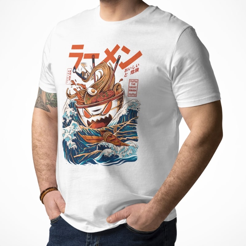 Japans T-Shirt - The Great Ramen of Kanagawa