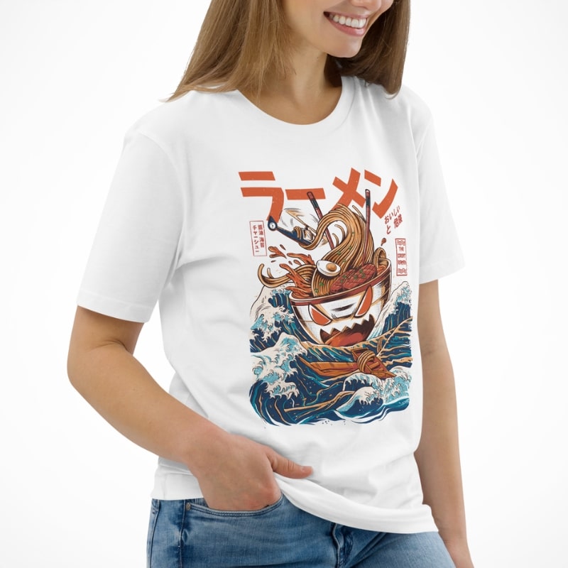 Japans T-Shirt - The Great Ramen of Kanagawa