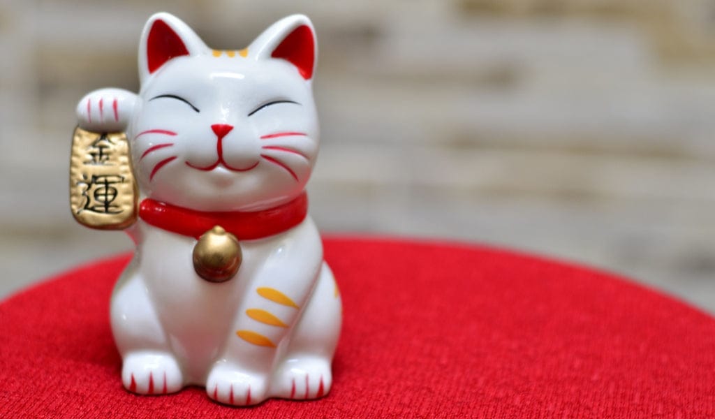 maneki neko, Japanse gelukskat