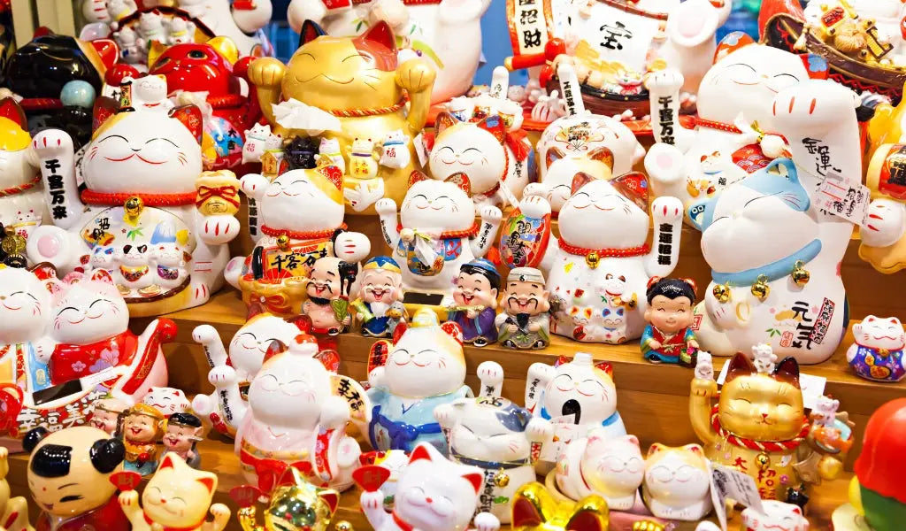 variaties van maneki neko
