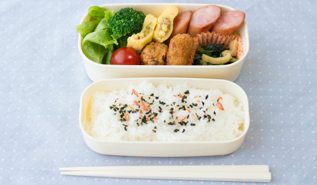 Japanse bento voorbeeld