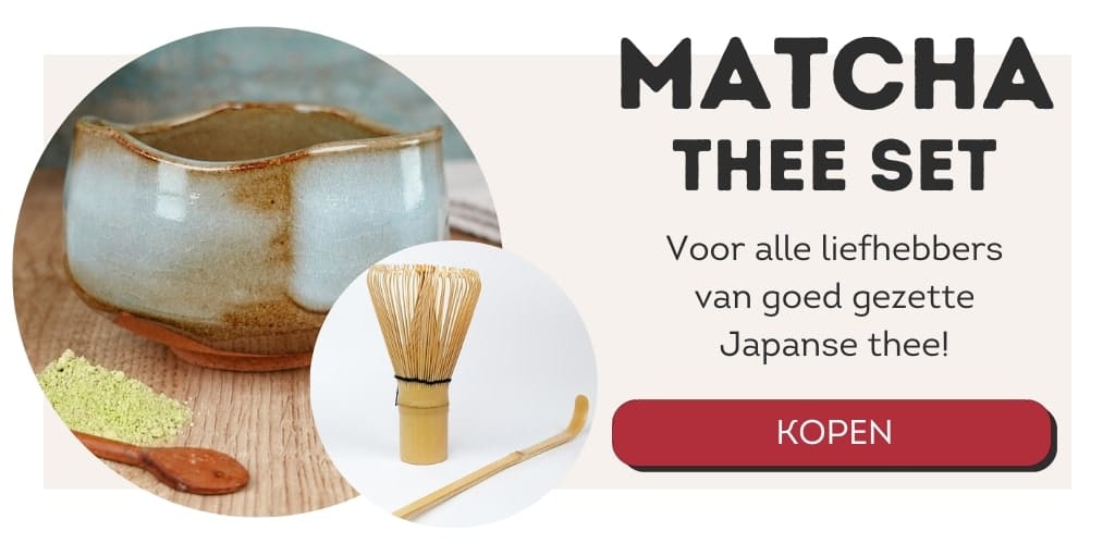 matcha theeset cadeau geven