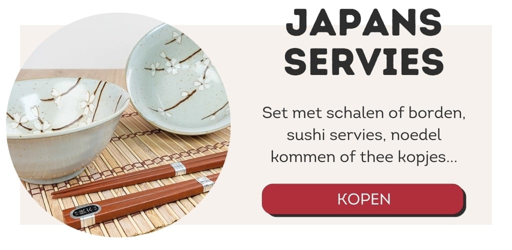 japans servies cadeau geven