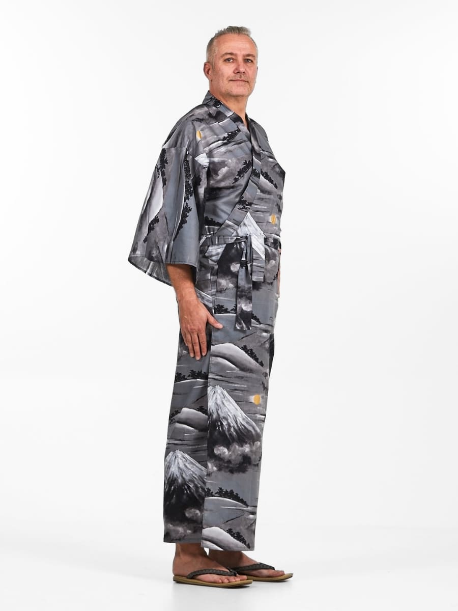 Kimono Yukata Heren - Berg Fuji