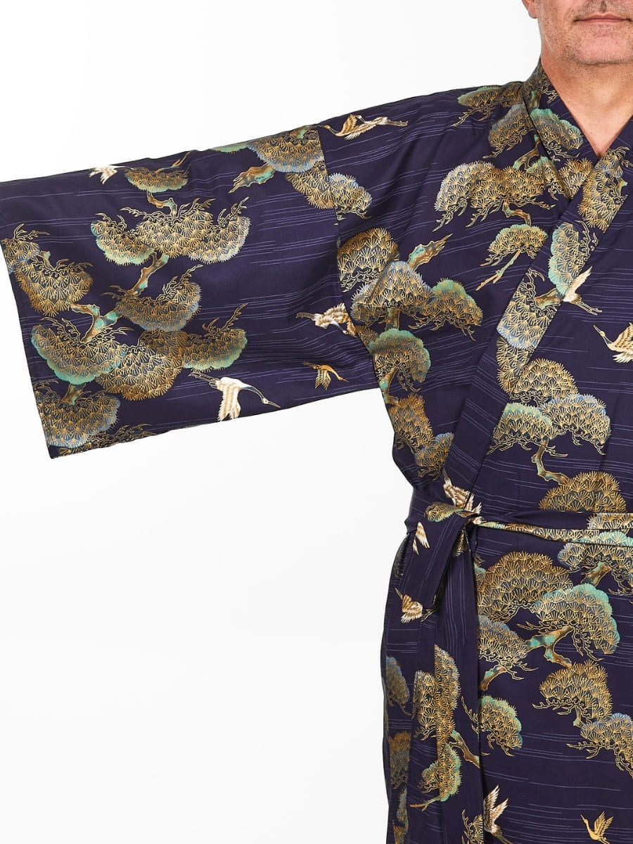 Japanse Kimono Heren - Crane & Pine