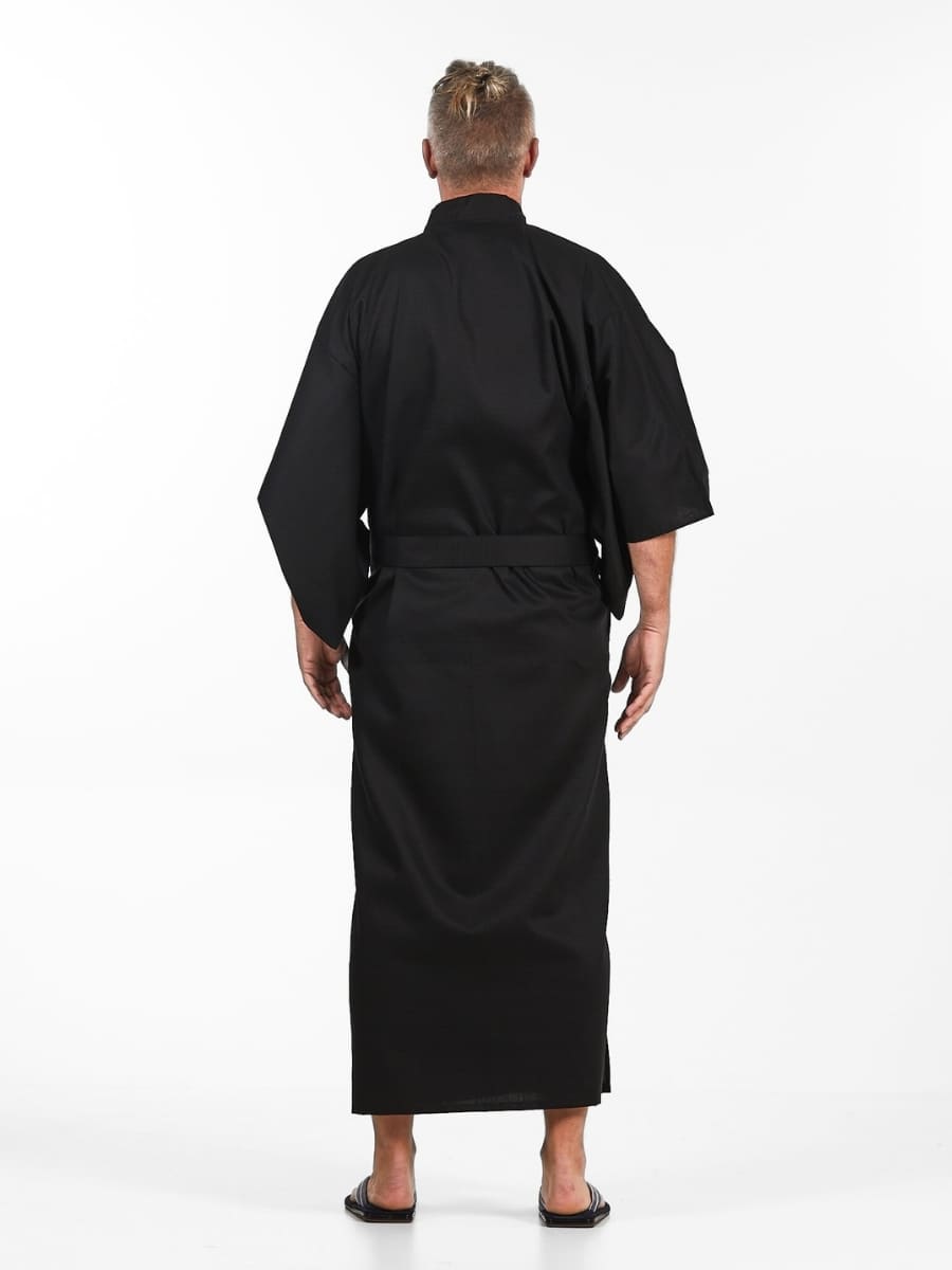 Japanse Kimono Heren - Zwart