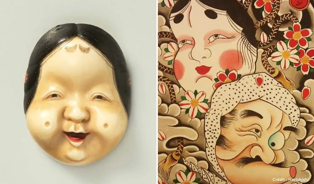 Japanse Okame masker
