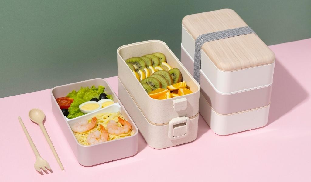 multi-tiered bento lunchbox