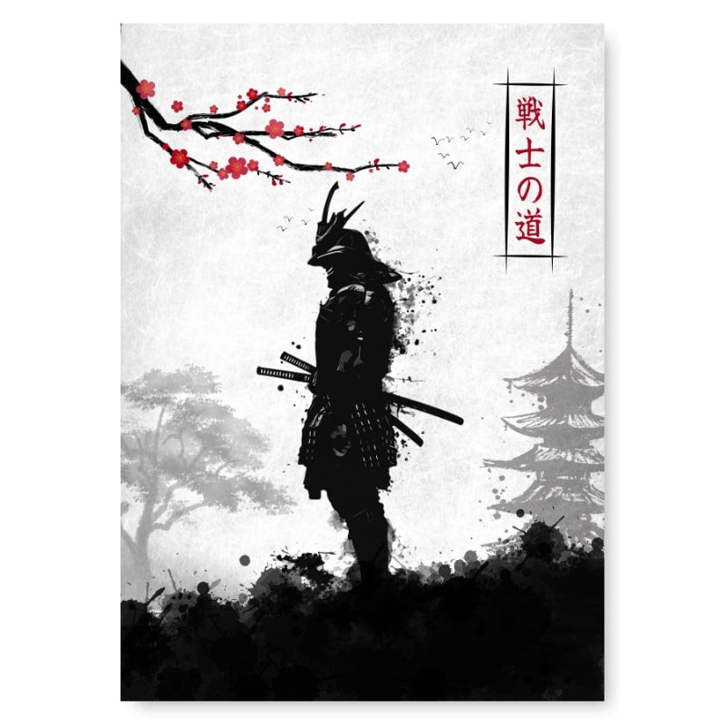 Japanse Samoerai krijger poster - A3