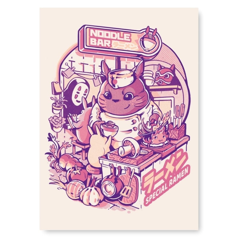 Japanse Noodle Bar Poster - A3