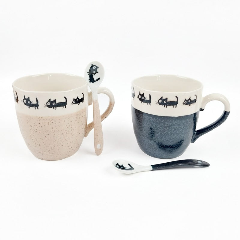 Beige Koffielepel - Kat