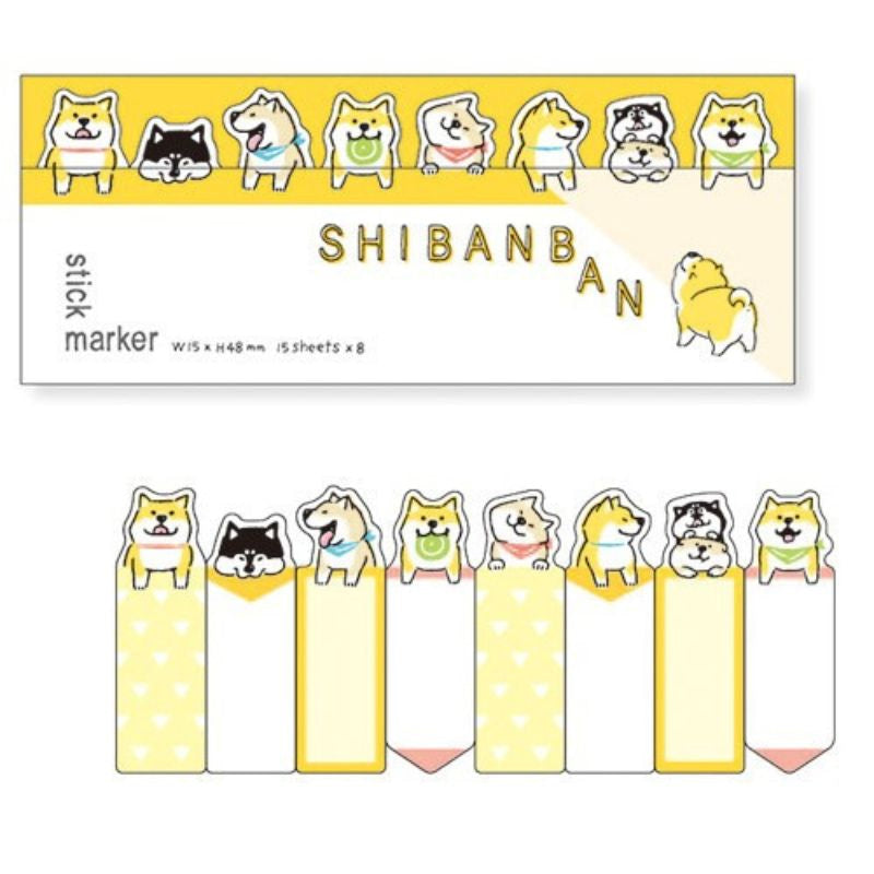 Bladwijzerstickers - Shibanban