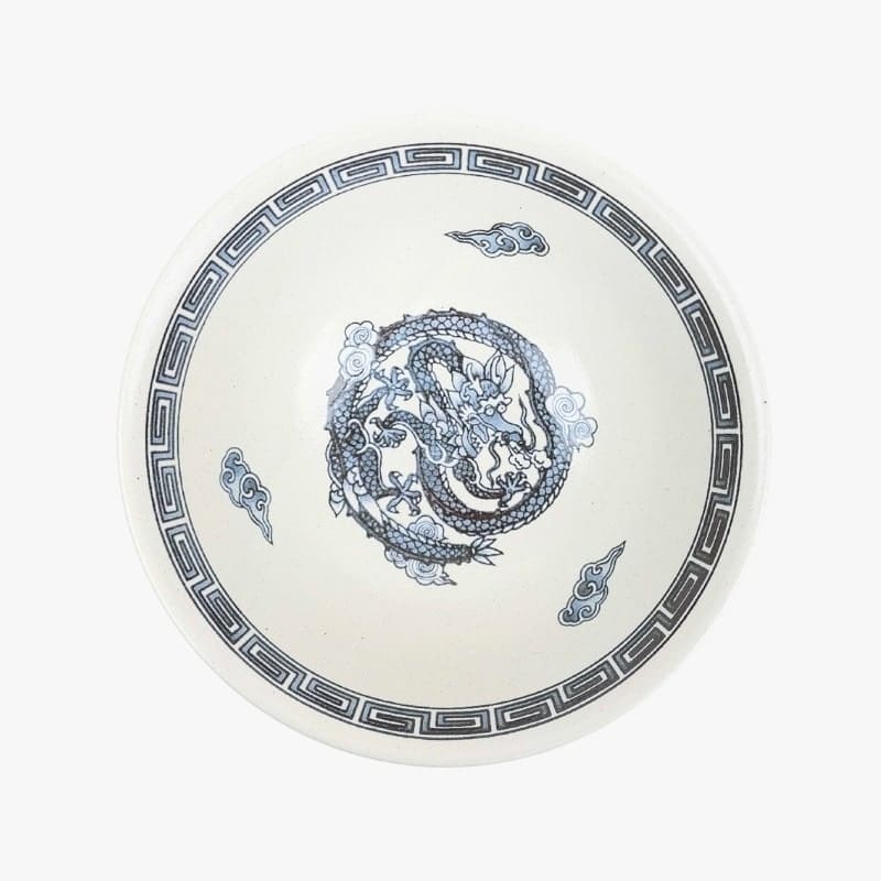 Witte Japanse Ramen Kom