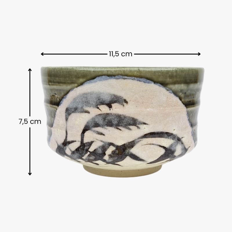 Japanse Matcha Kom - Oribe Ashi