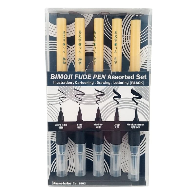 Brushpennen - Set van 5