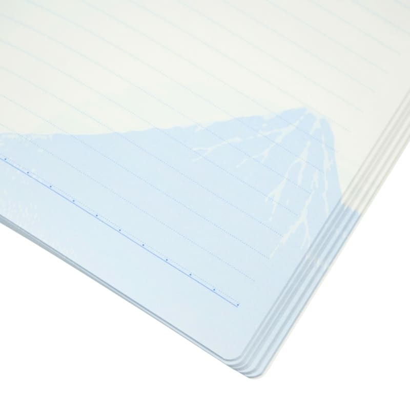 Japans notitieboekje Mount Fuji Rood