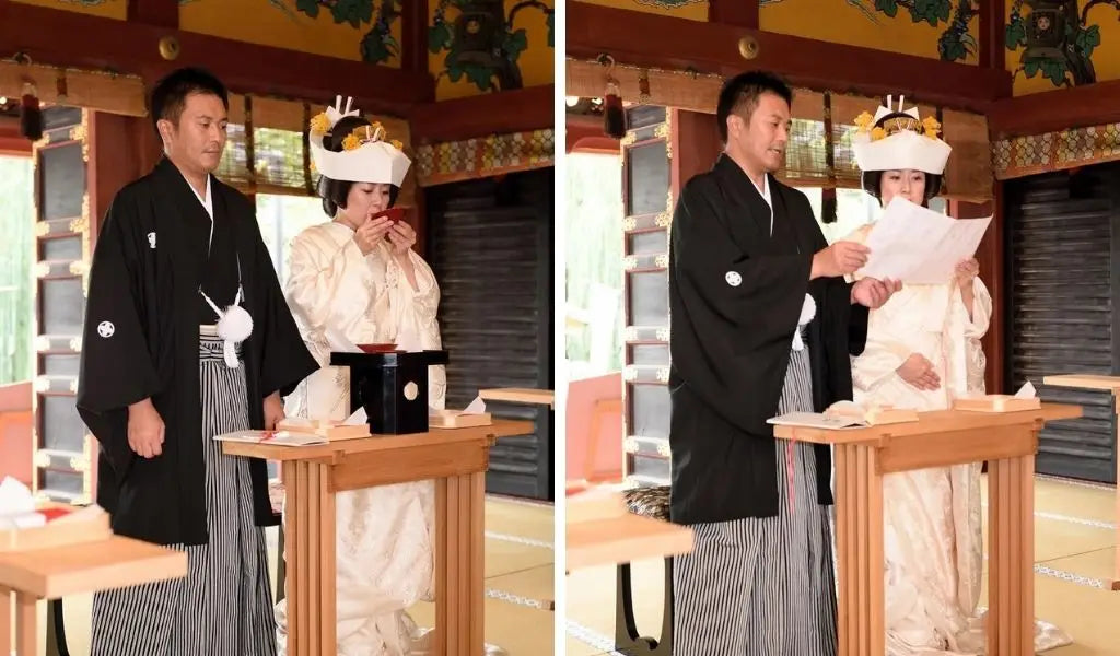 Shinto religieuze ceremonie
