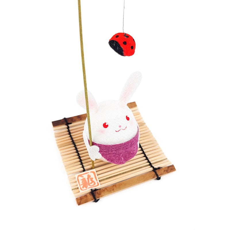 Chirimen Konijn Beeldje