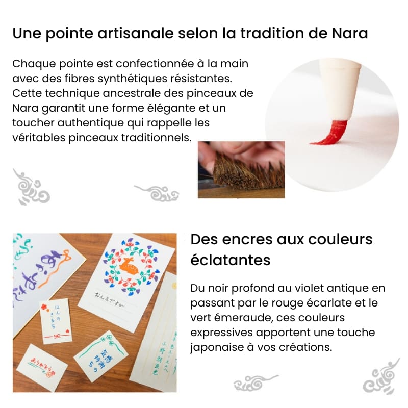 Set van 6 Tenpyo no Yume Gekleurde Penseelstiften