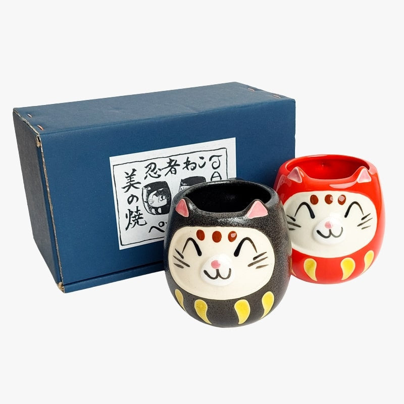 Daruma Kat Japanse Mokken Set