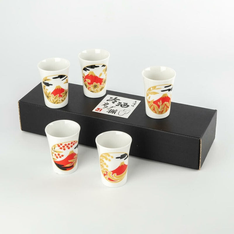 Fujisan Sake Glazen Set