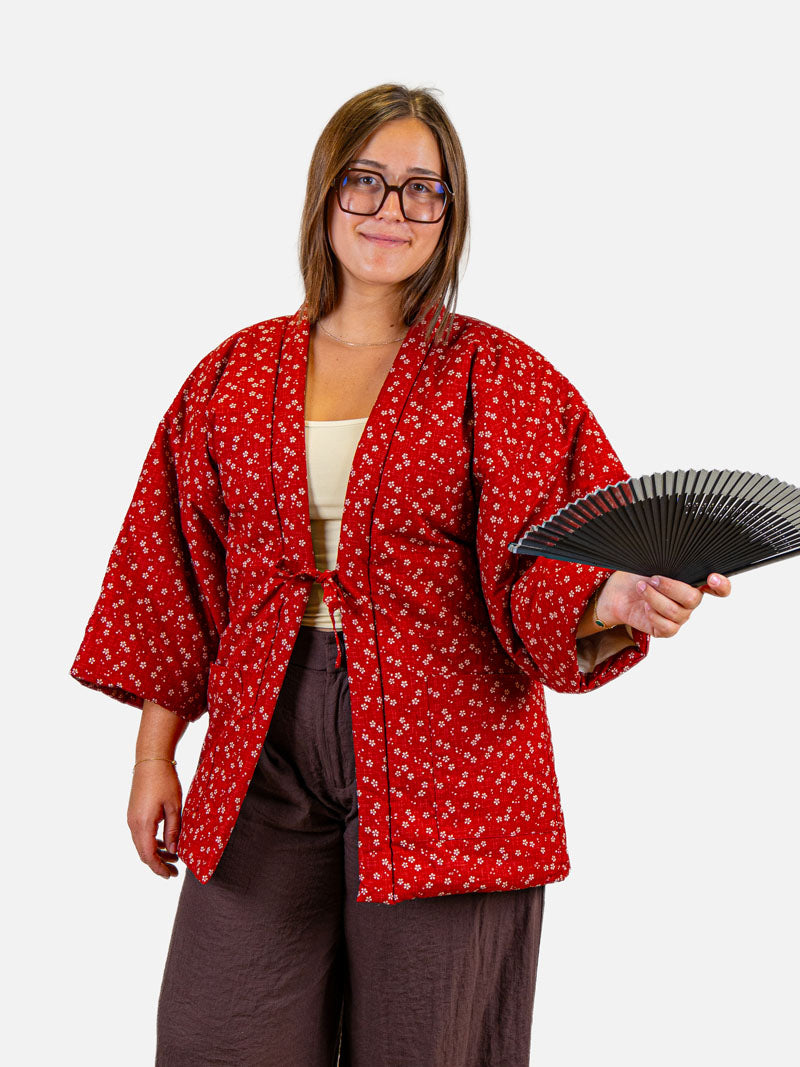 Dames Hanten-jas – Rode Sakura