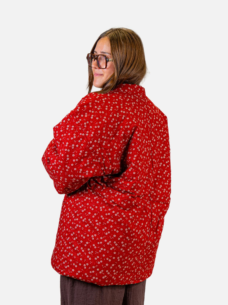 Dames Hanten-jas – Rode Sakura