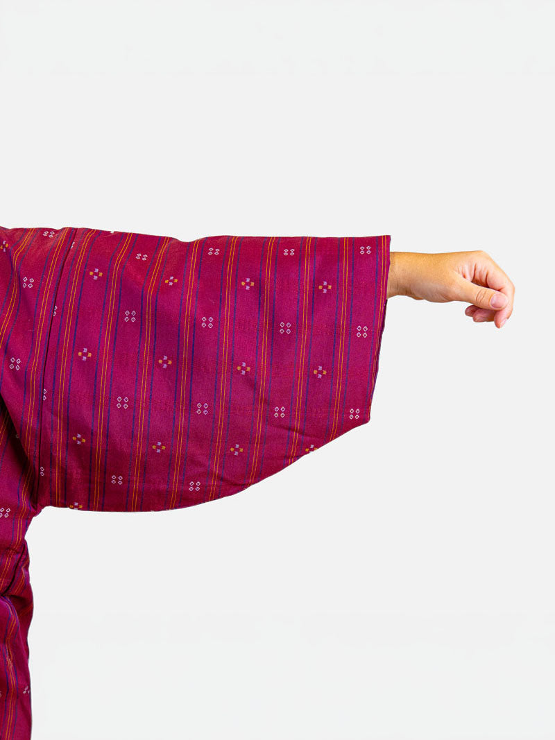 Dames Hanten-jas – Roze Shima ni Hishi