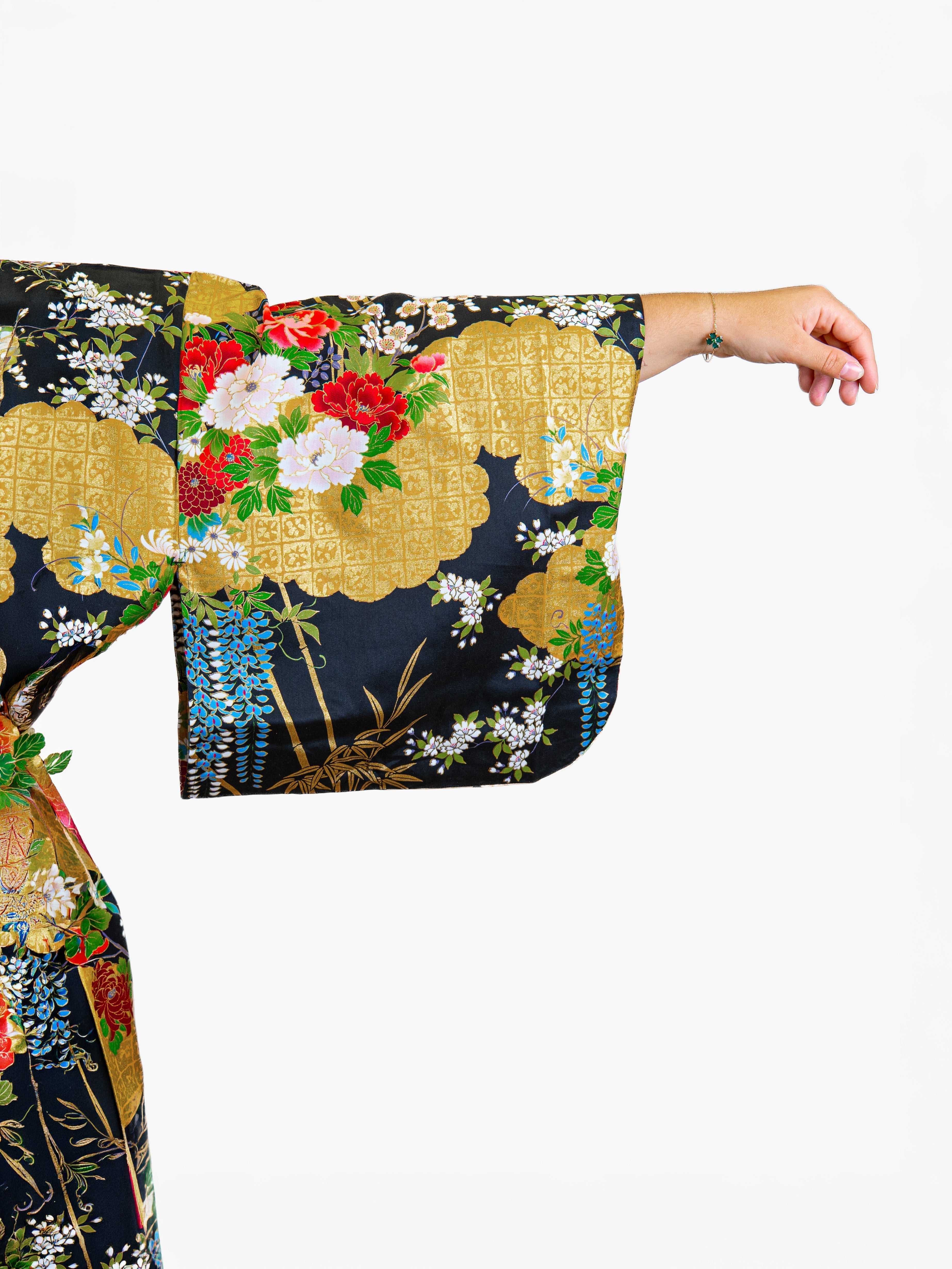 Dames Japanse Kimono – Gouden Botan