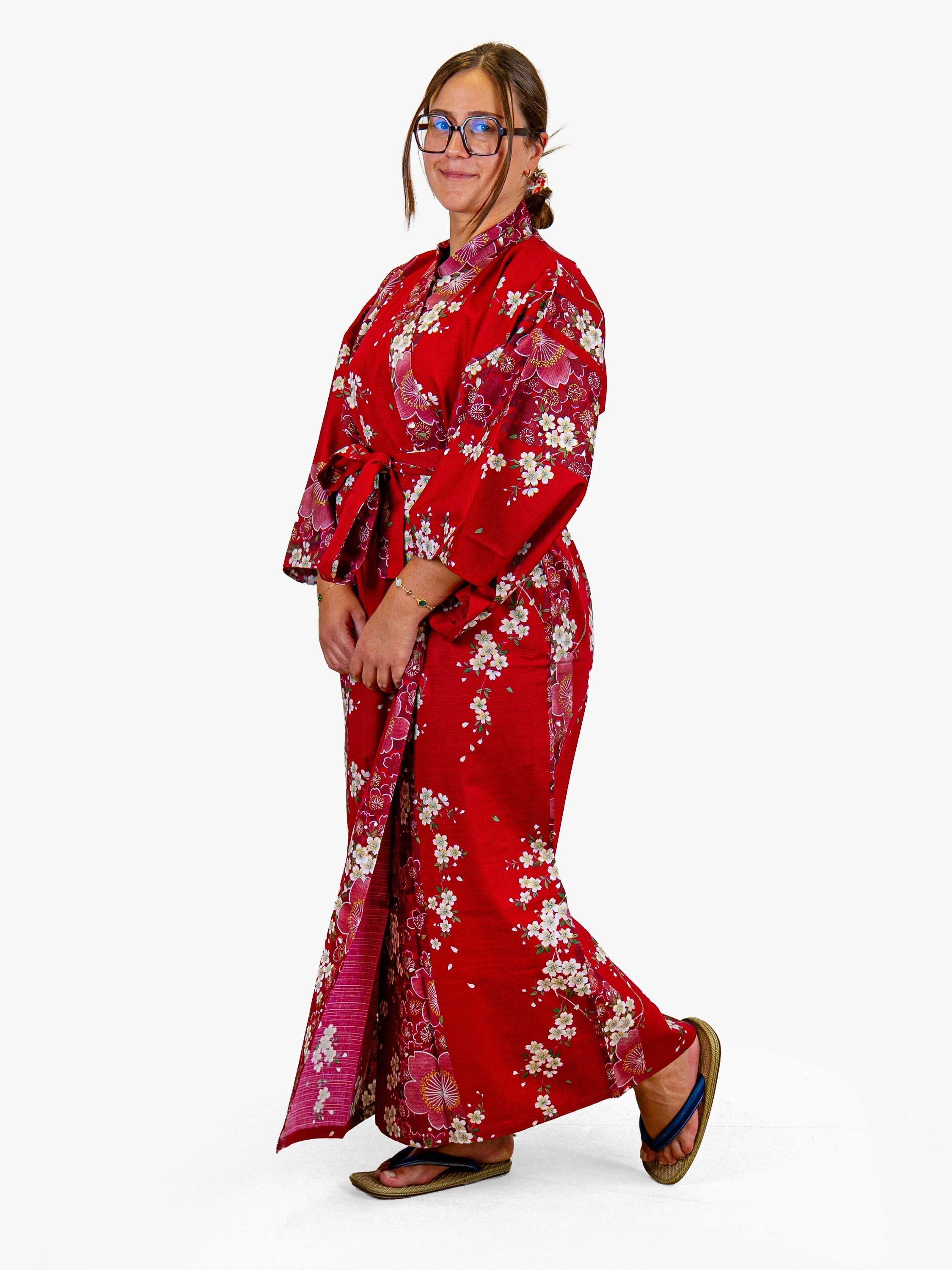 Dames Japanse Kimono – Rode Sakura