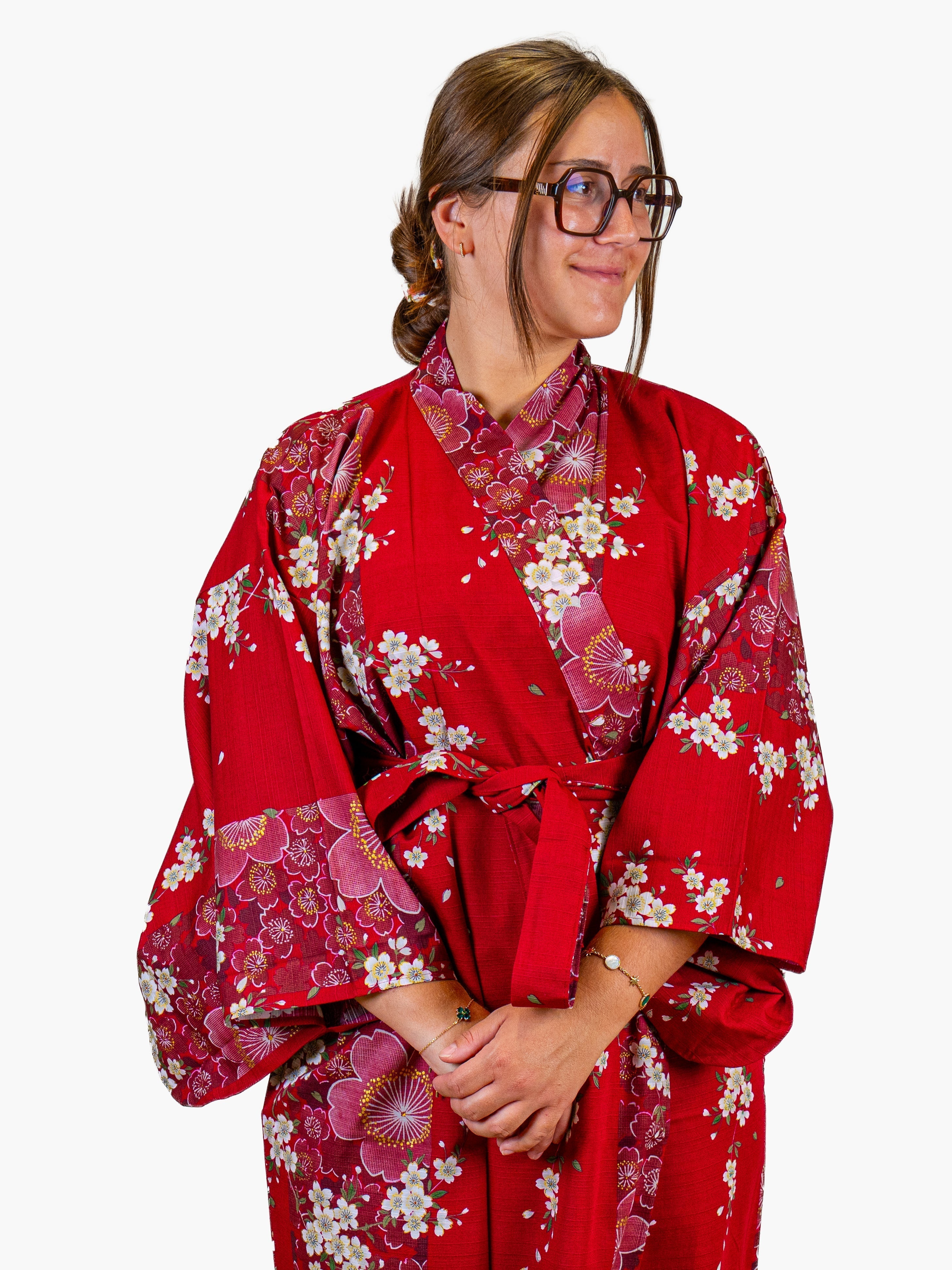 Dames Japanse Kimono – Rode Sakura