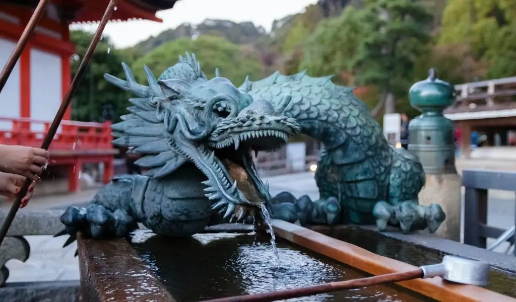 draak Japans heiligdom