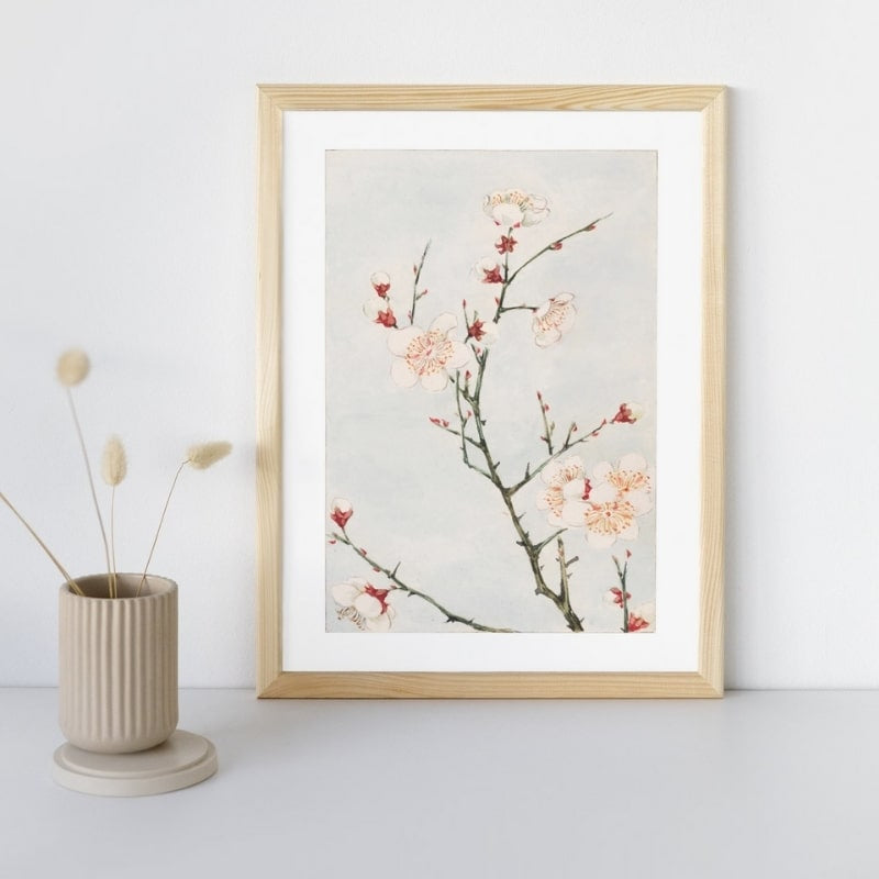 Japanse pruimenbloesem print - A3