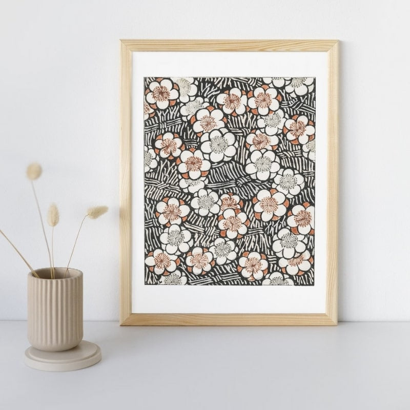 Watanabe Seitei Japanse print - Bloemen - A3