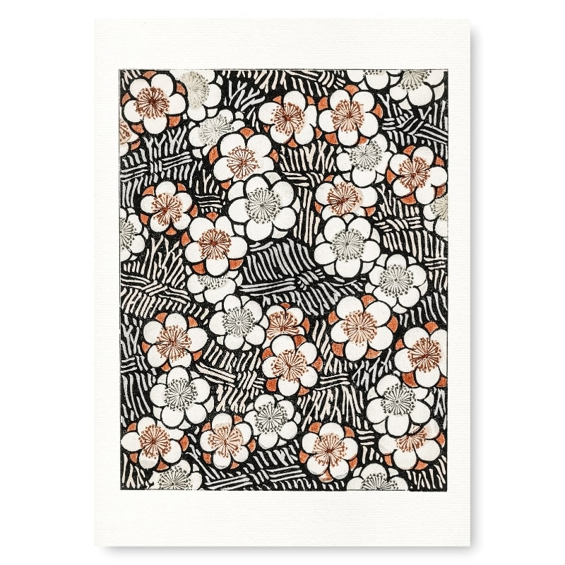 Watanabe Seitei Japanse print - Bloemen - A3