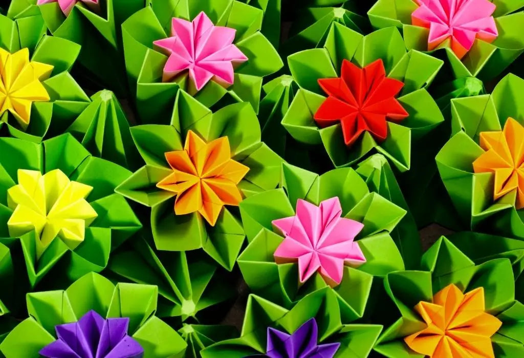 origami bloemen