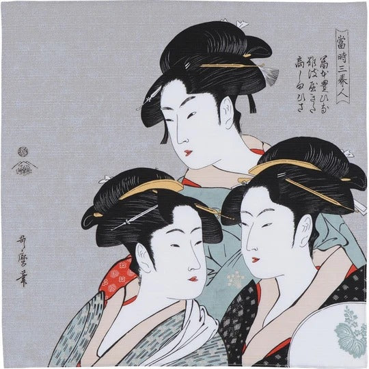 Furoshiki Doek - Bijinga Print - 48x48 cm