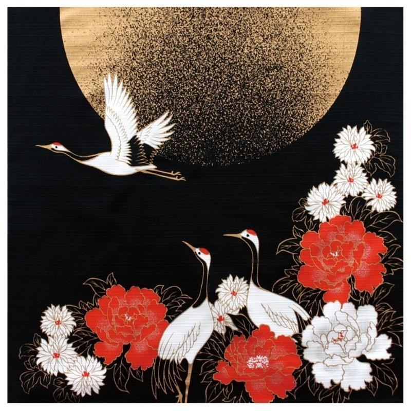 Furoshiki - Japanse Kraanvogel - 50x50 cm