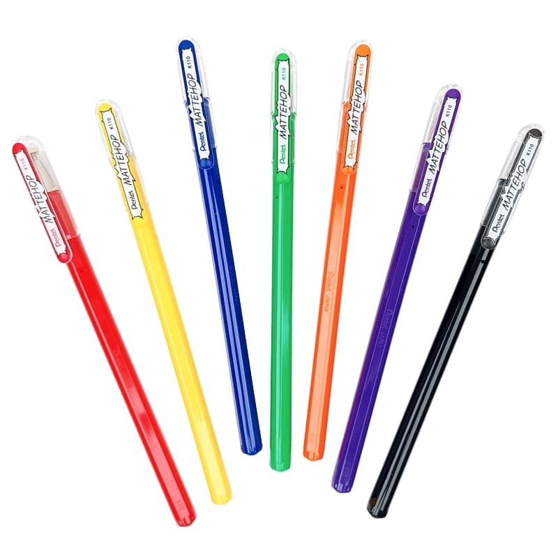 Gel Pennen Set - Pentel Mattehop - Original