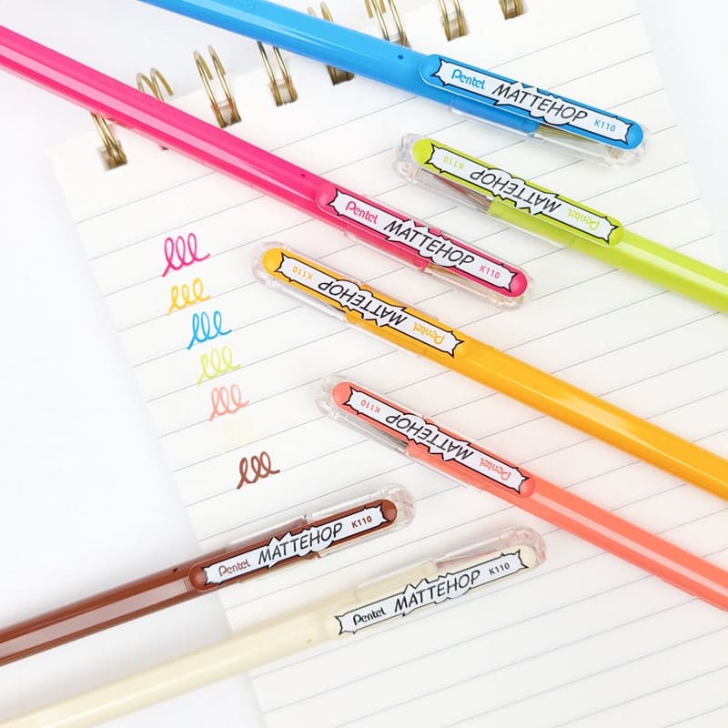 Gel Pennen Set - Pentel Mattehop - Original + Sweet