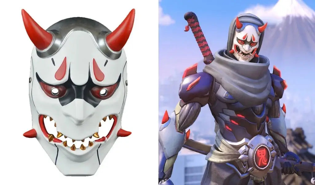 Japanse genji oni masker