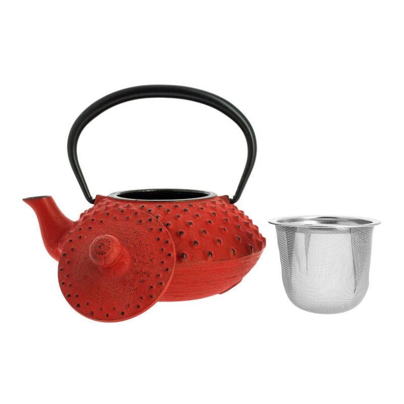Gietijzeren Japanse Theepot - Iwachu Rood - 350 ml