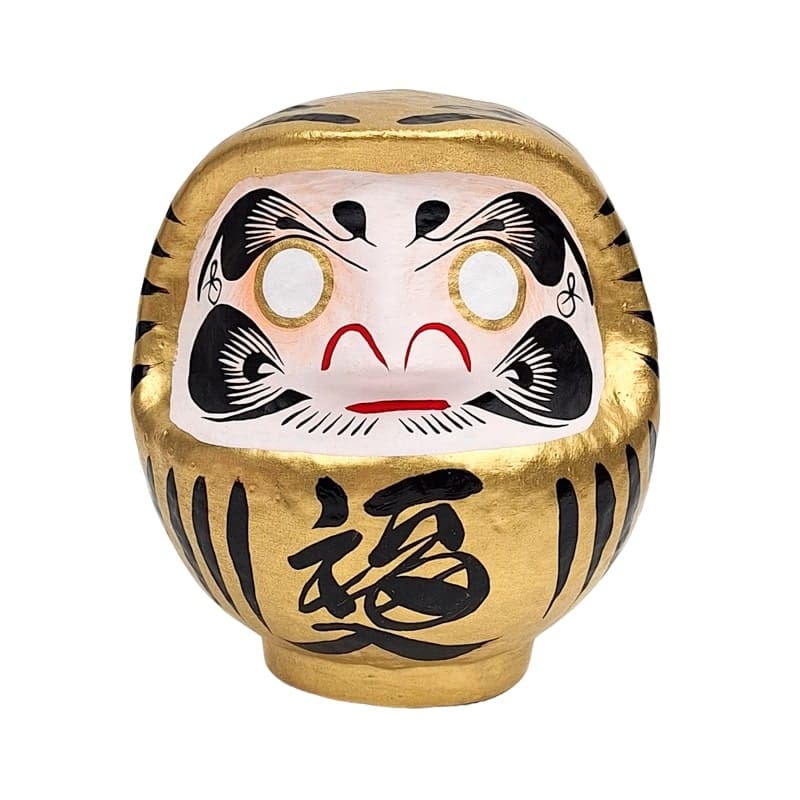 Gouden Japanse Daruma – 9 tot 15 cm