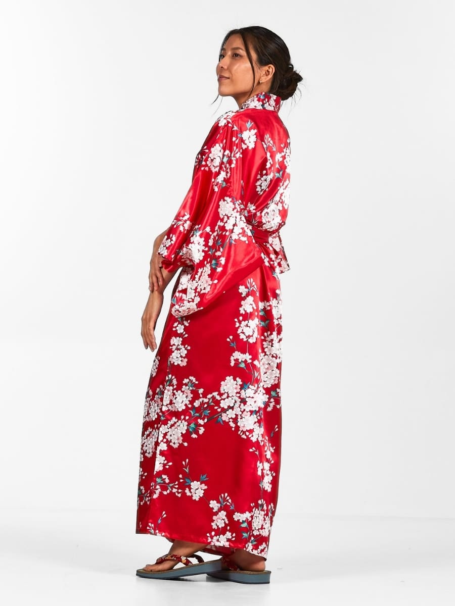Happi Kimono Dames - Kersenbloesem One Size