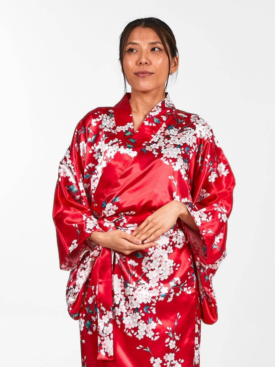 Happi Kimono Dames - Kersenbloesem One Size