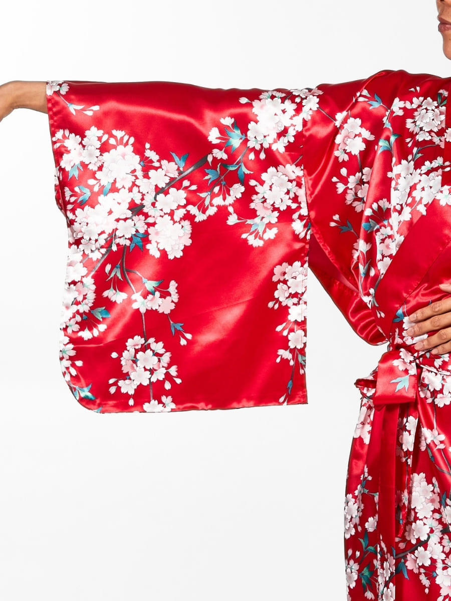 Happi Kimono Dames - Kersenbloesem One Size