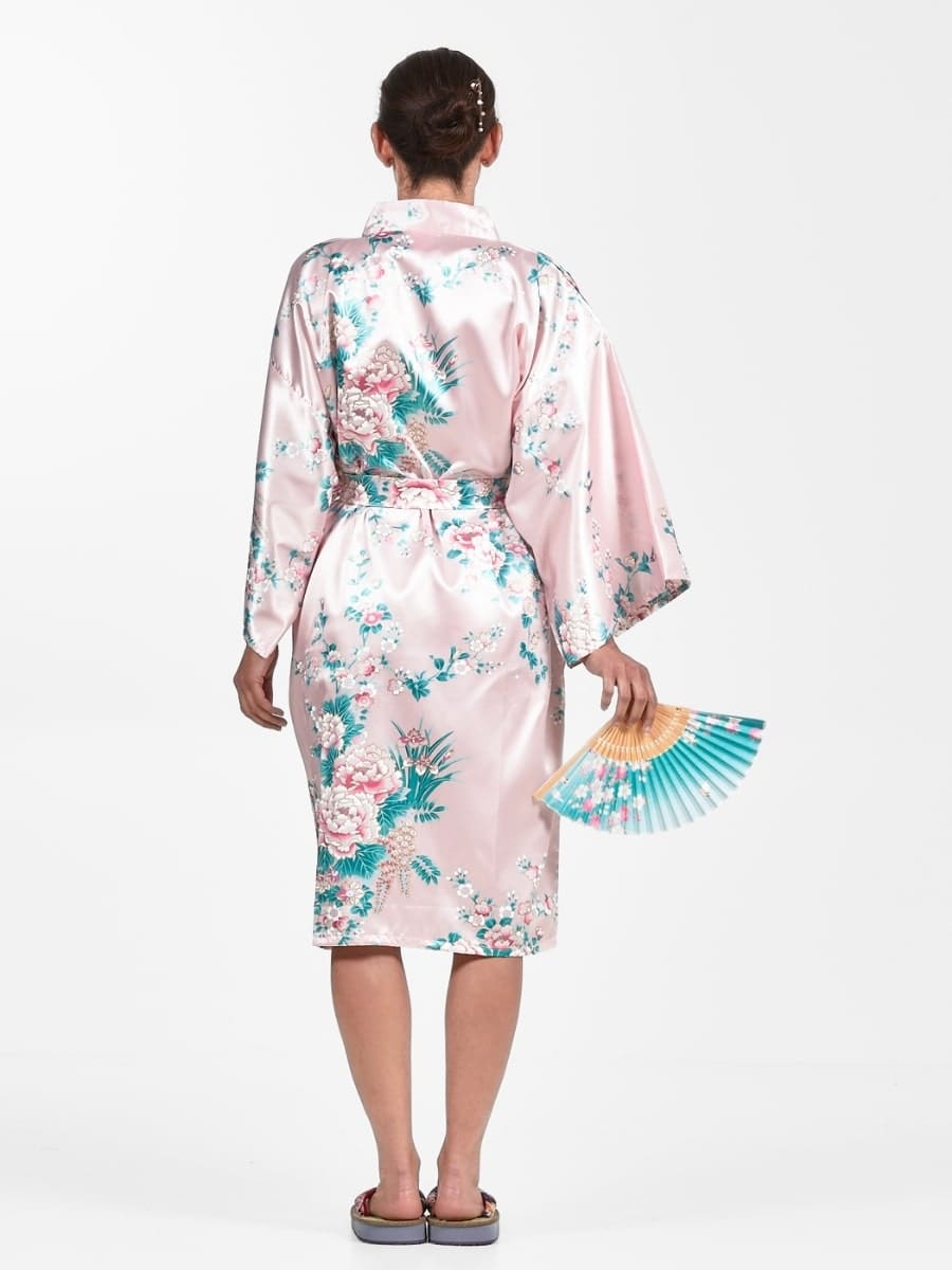 Happi Kimono Dames – Pioen & Iris One size