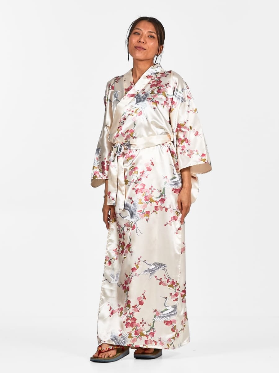 Happi Kimono Dames - Ume to Tsuru One Size